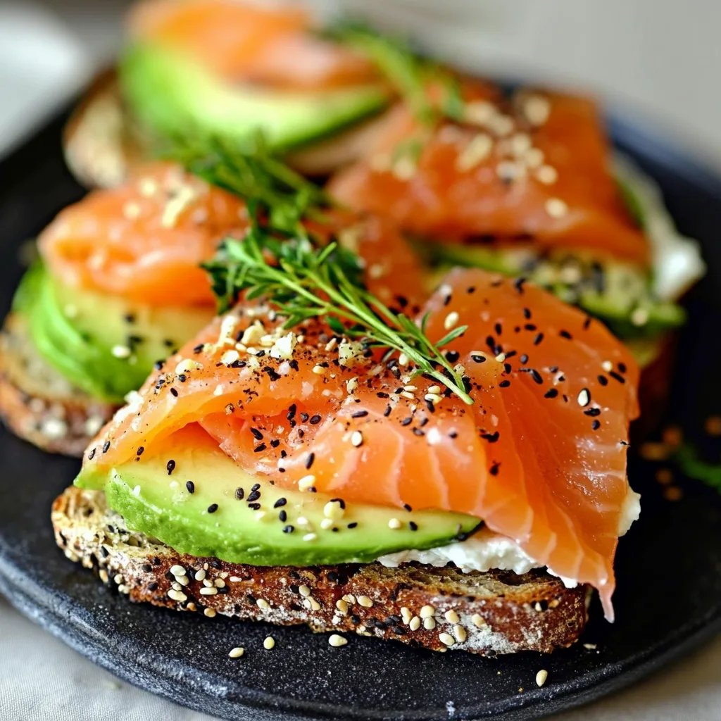 Smoked Salmon & Avocado Toast