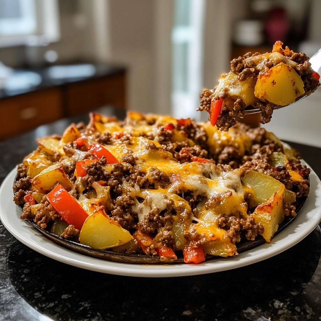Ground Beef Skillet with Potatoes