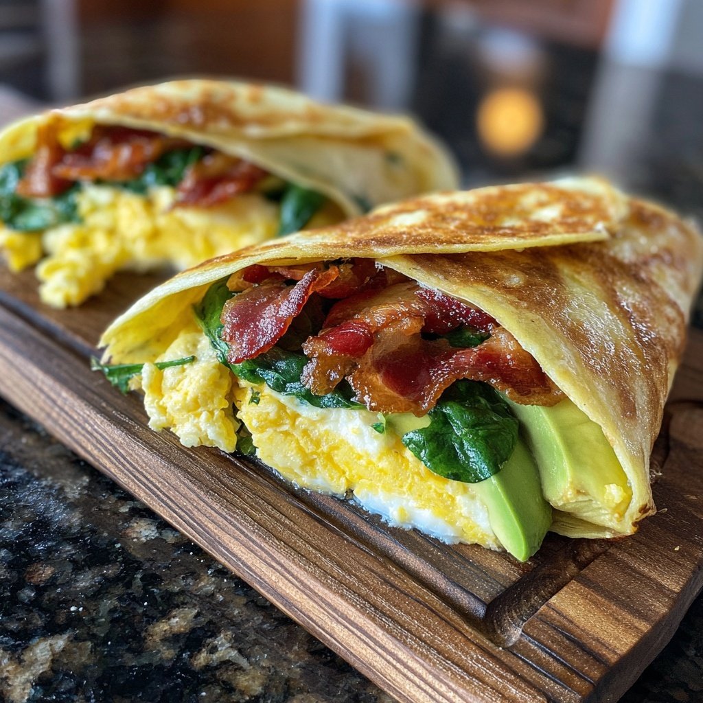 Keto Breakfast Egg Wraps