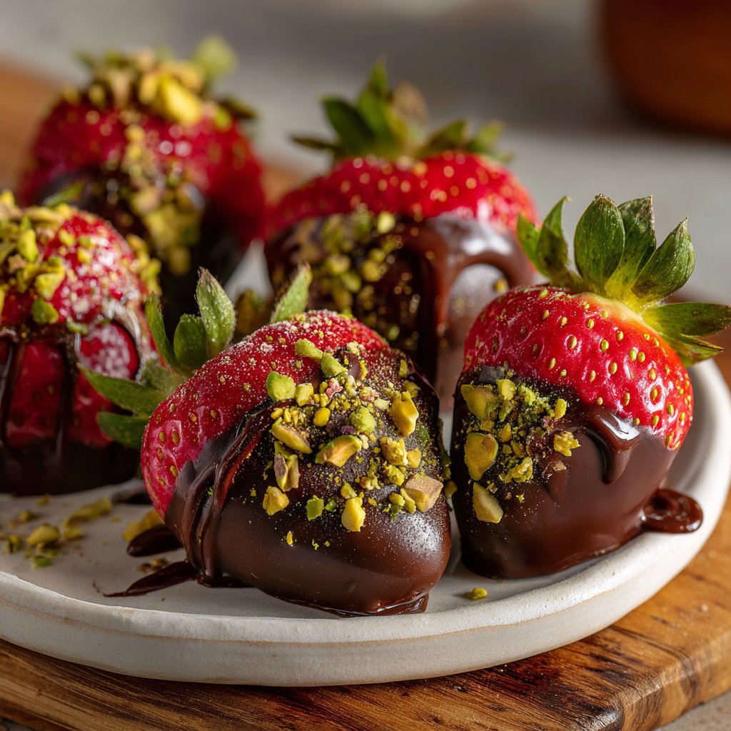 Dubai Chocolate Strawberry Cup With Pistachio