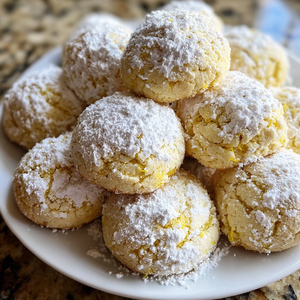 Limoncello Lemon Cookies