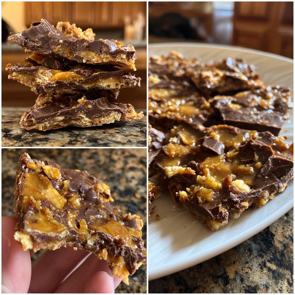 Christmas Crack (Saltine Bark)