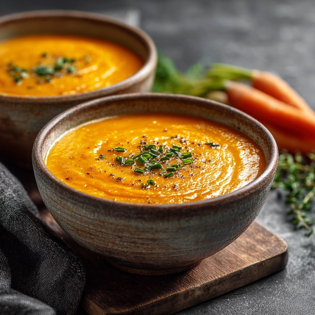 Spring Carrot And Ginger Soup