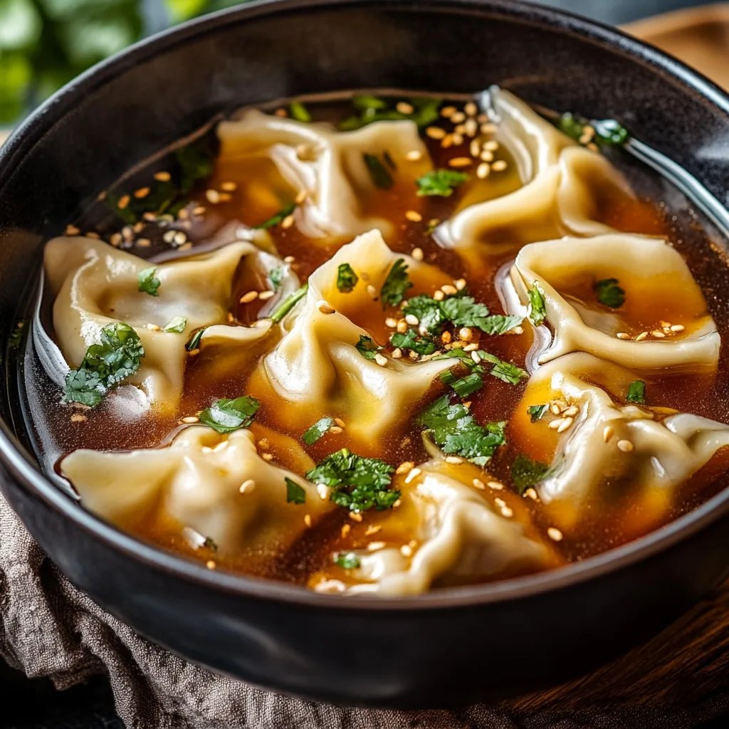 Easy Potsticker Soup